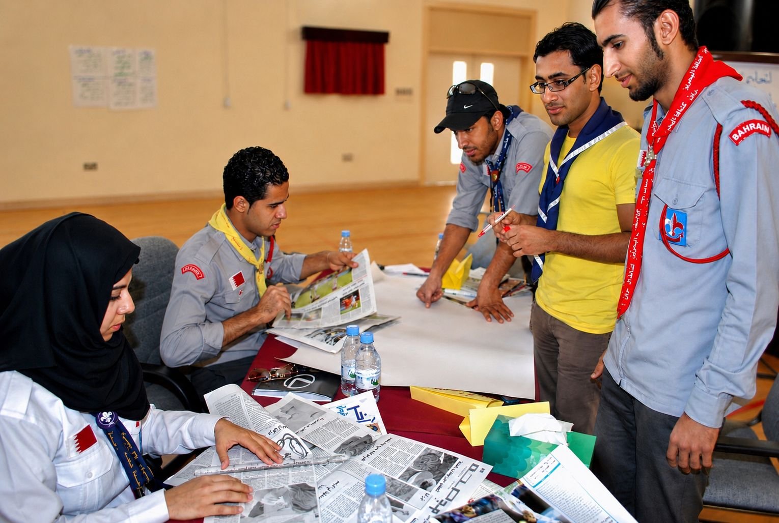 تغطية ورشة الدراسة الأولية المعلوماتية لكشافة البحرين